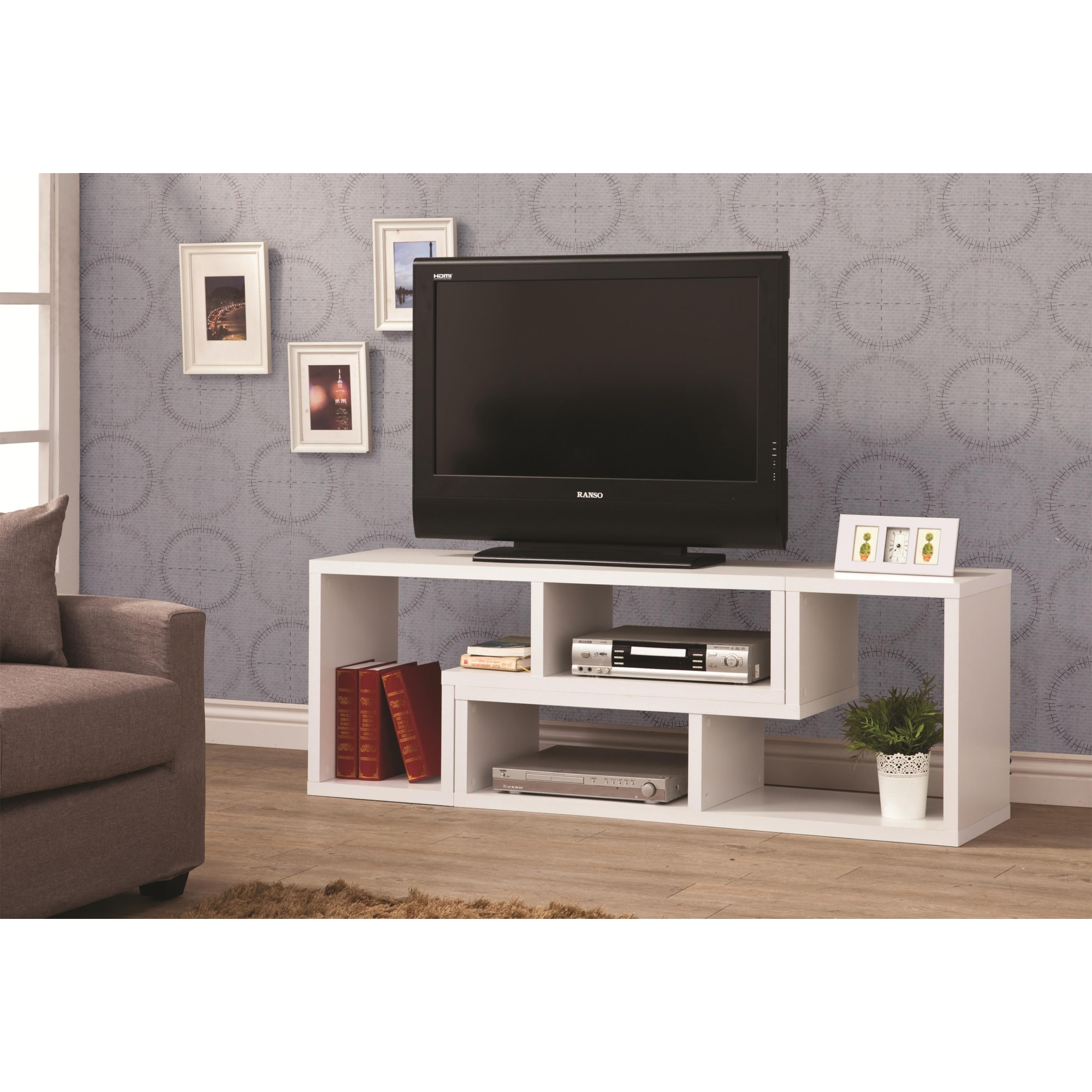 Coaster TV Stands 800330 Convertible TV Console and Bookcase